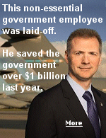 One member of the despised bureaucracy locked out of work during the government shutdown is Air Force energy expert Kevin Geiss of Alexandria, Virginia.